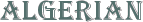 Algerian font