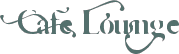 Cafe Lounge font