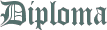 Diploma font