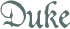 Duke font