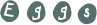 Eggs font vinyl lettering