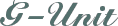 G-Unit font