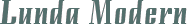 Lunda Modern font