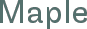 Maple font