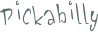 Pickabilly font