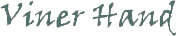 Viner Hand font