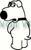 Family Guy - Brian vinyl decal