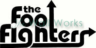 Foo Fighters (2) vinyl decal