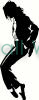 Michael Jackson vinyl decal