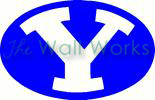 BYU vinyl decal