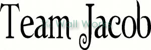 Team Jacob vinyl decal