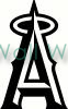 Anaheim Angels Logo (2) vinyl decal