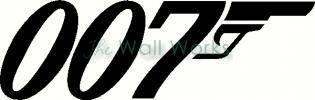 James Bond 007 vinyl decal