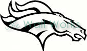 Denver Broncos vinyl decal