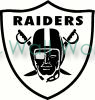 Oakland Raiders vinyl decal