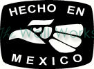 Hecho en Mexico vinyl decal