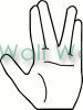 Live Long and Prosper vinyl decal