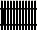 Fence vinyl decal