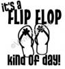 Flip Flop Kind of Day vinyl decal