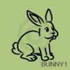 Bunny vinyl decal