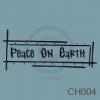 Peace on Earth vinyl decal
