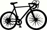 Cycling Bike vinyl decal