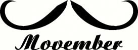 Movember - Captain Hook vinyl decal