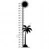 Palm Tree Growth Chart vinyl decal