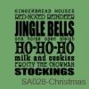Christmas Subway Art - Jingle Bells vinyl decal