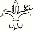 sportsman fleur de lis vinyl decal