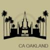 california oakland temple vinyl decal