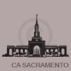 california sacramento temple vinyl decal