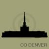 colorado denver temple silhouette vinyl decal