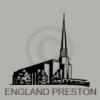 england preston temple vinyl decal