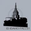 idaho falls temple vinyl decal
