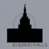 idaho falls temple silhouette vinyl decal