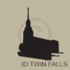 idaho twin falls temple silhouette vinyl decal
