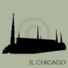 illinois chicago temple sillhouette vinyl decal