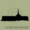 louisiana baton rouge temple silhouette vinyl decal