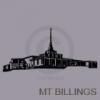 montana billings temple vinyl decal