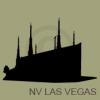 nevada las vegas temple silhouette vinyl decal