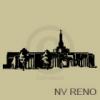 nevada reno temple vinyl decal