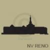 nevada reno temple silhouette vinyl decal