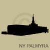 new york palmyra temple silhouette vinyl decal