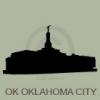 oklahoma oklahoma city temple silhouette vinyl decal
