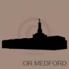 oregon medford temple silhouette vinyl decal