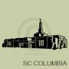 south carolina columbia temple vinyl decal