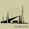 texas dallas temple vinyl decal