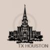 texas houston temple vinyl decal