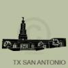texas san antonio temple vinyl decal